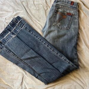7 For All Mankind Blue Jeans